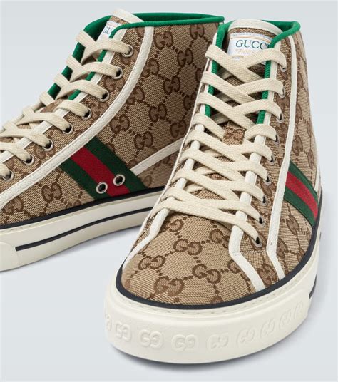 gucci shoes tennis shoes|Gucci tennis 1977 high top.